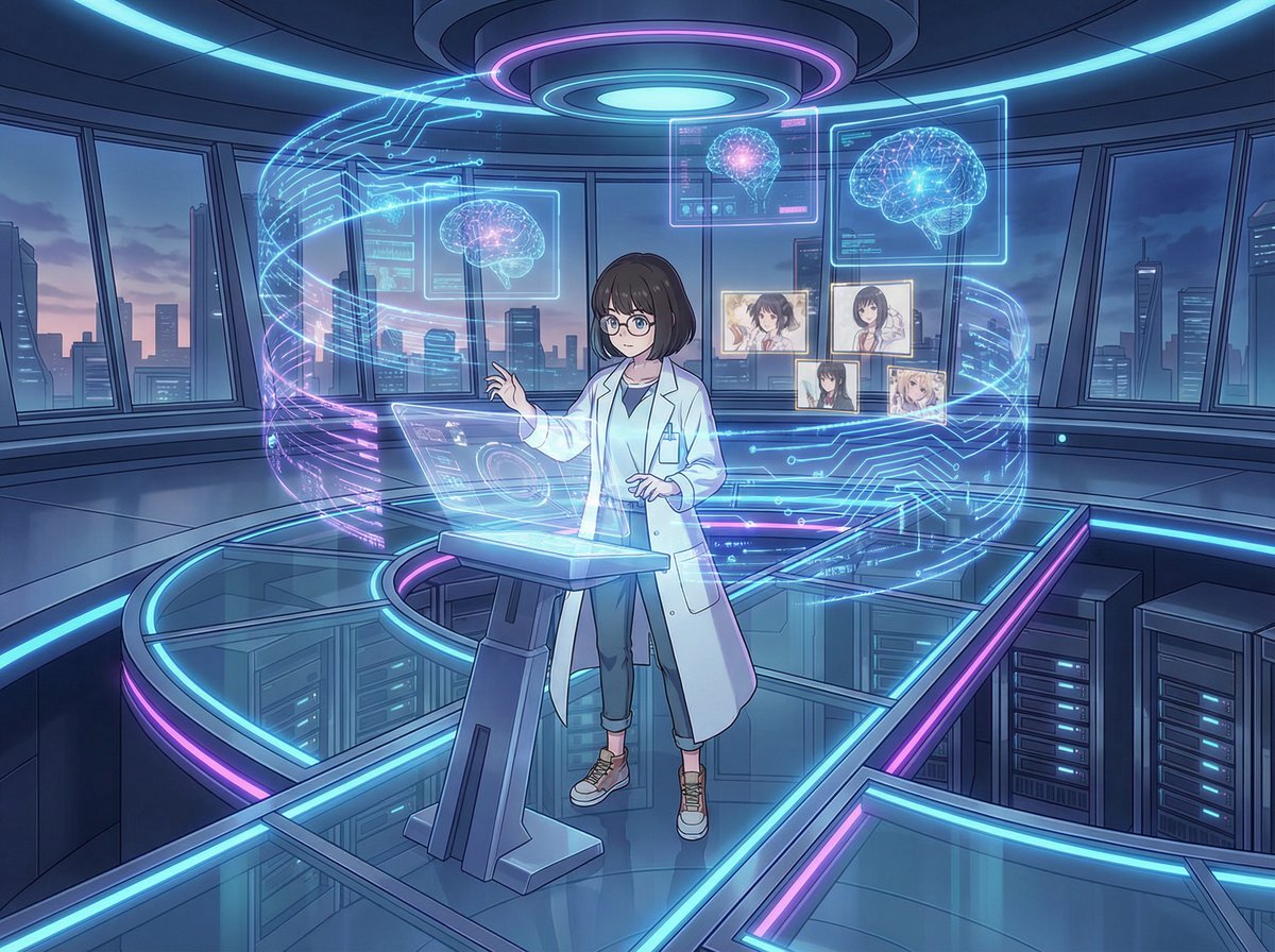 小欣奈AI动漫创作中心技术展示